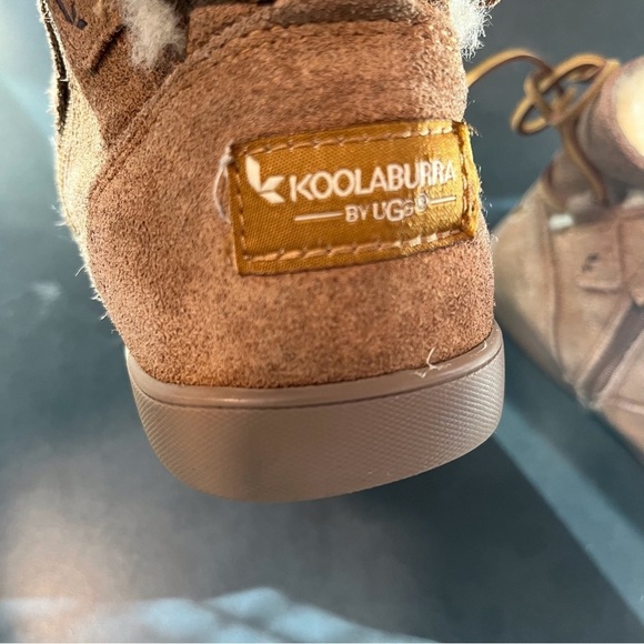 UGG Koolaburra sz 6 chestnut suede lined boots - Picture 15 of 15